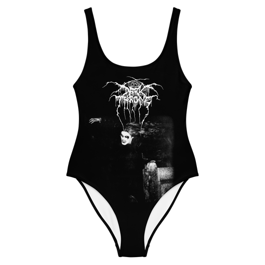 Darkthrone A Blaze in the Northern Sky official licensed bodysuit for swimming by Metal Mistress