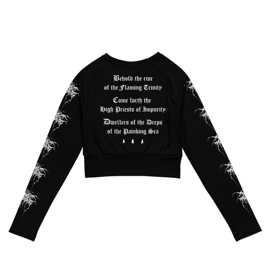 Darkthrone Panzerfaust official long sleeve crop top by Metal Mistress