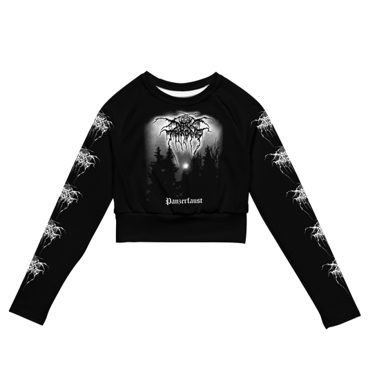 Darkthrone Panzerfaust official long sleeve crop top by Metal Mistress