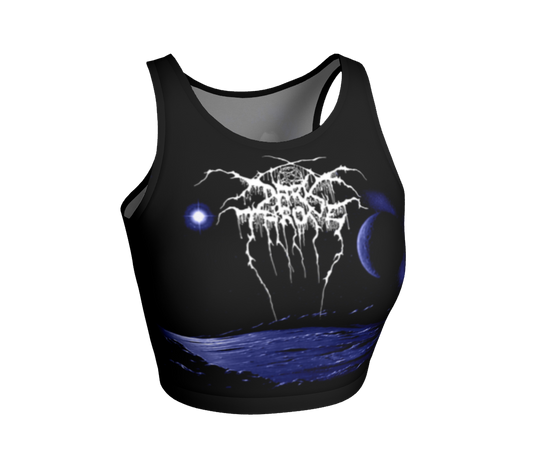 Darkthrone Total Death official crop top by Metal Mistress