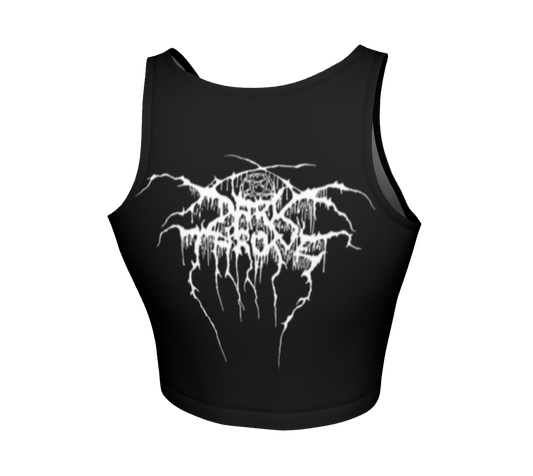 Darkthrone Total Death official crop top by Metal Mistress