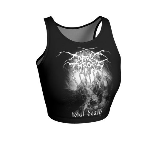 Darkthrone Total Death official crop top by Metal Mistress