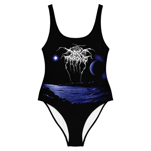 Darkthrone Total Death official licensed bodysuit for swimming by Metal Mistress
