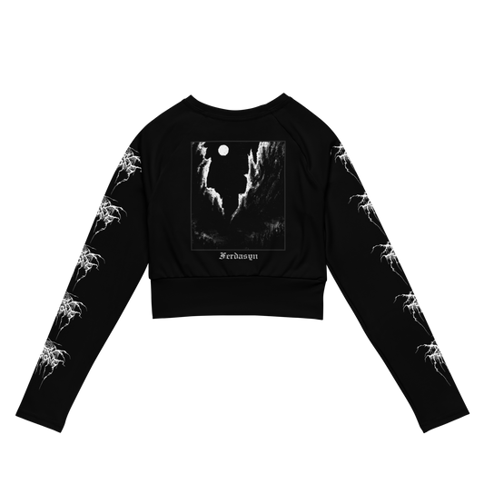 Darkthrone Transilvanian Hunger official long sleeve crop top by Metal Mistress