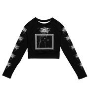 Darkthrone Under a Funeral Moon official long sleeve crop top by Metal Mistress