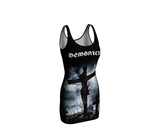 Demonical Death Infernal official bodycon dress by Metal Mistress