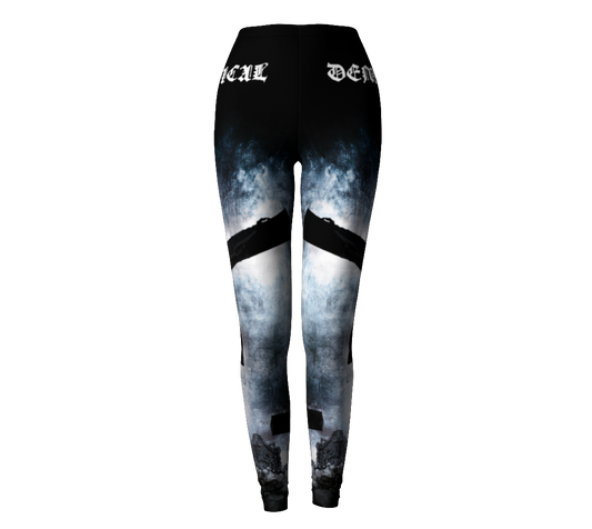 Demonical Death Infernal Official Leggings by Metal Mistress