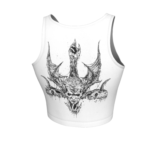 Demonical Mass Destroyer Crop Top by Metal Mistress