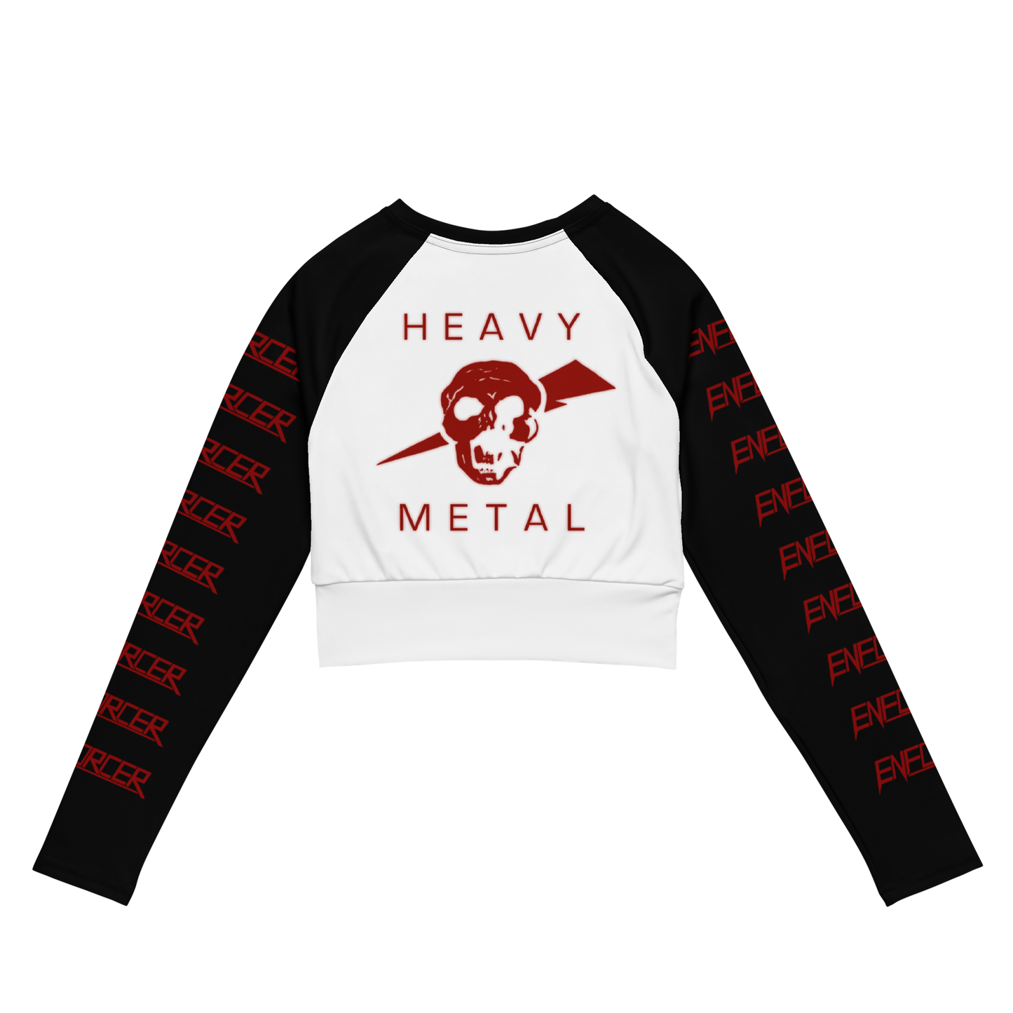 Enforcer Heavy Metal official Metal Mistress long sleeve crop top