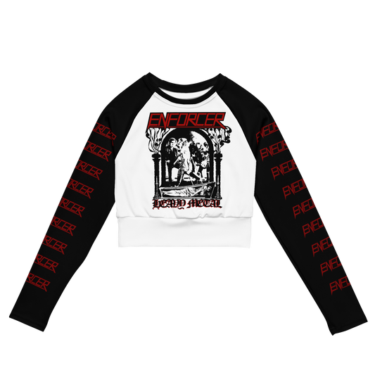 Enforcer Heavy Metal official Metal Mistress long sleeve crop top