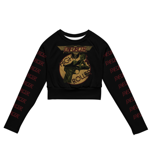 Enforcer High Roller official Metal Mistress long sleeve crop top