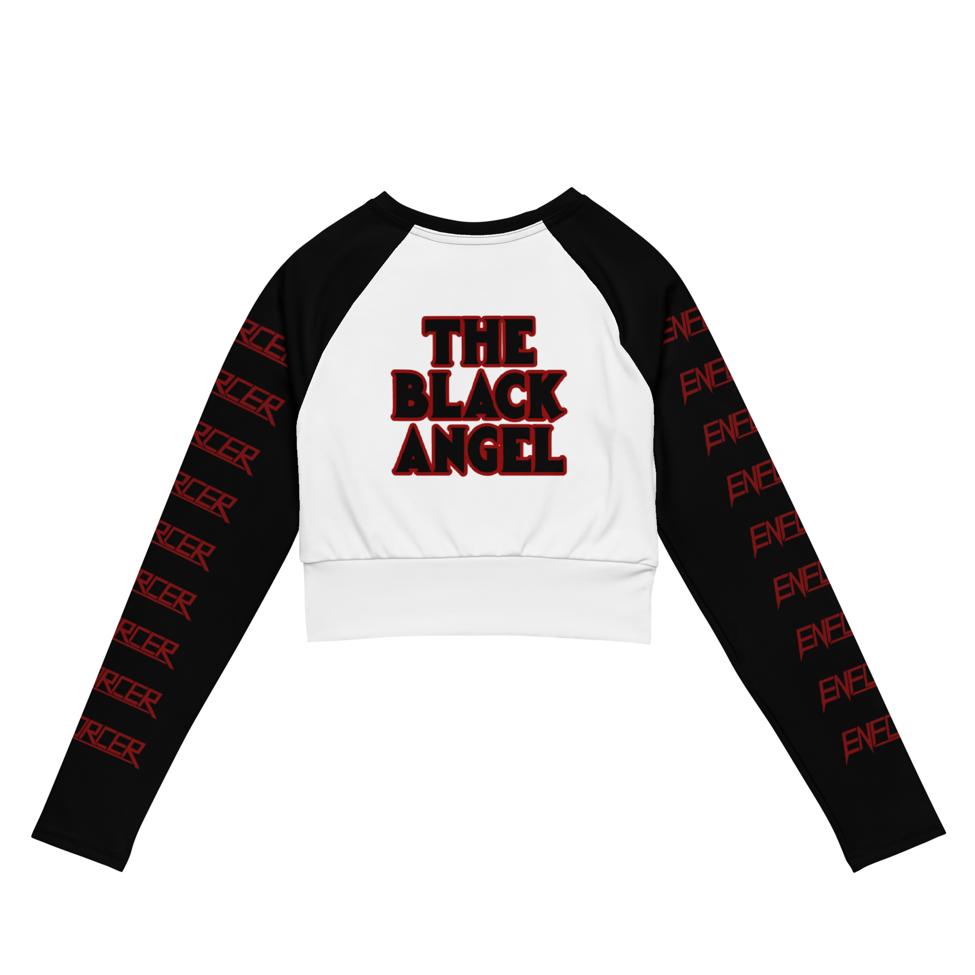Enforcer The Black Angel official Metal Mistress long sleeve crop top