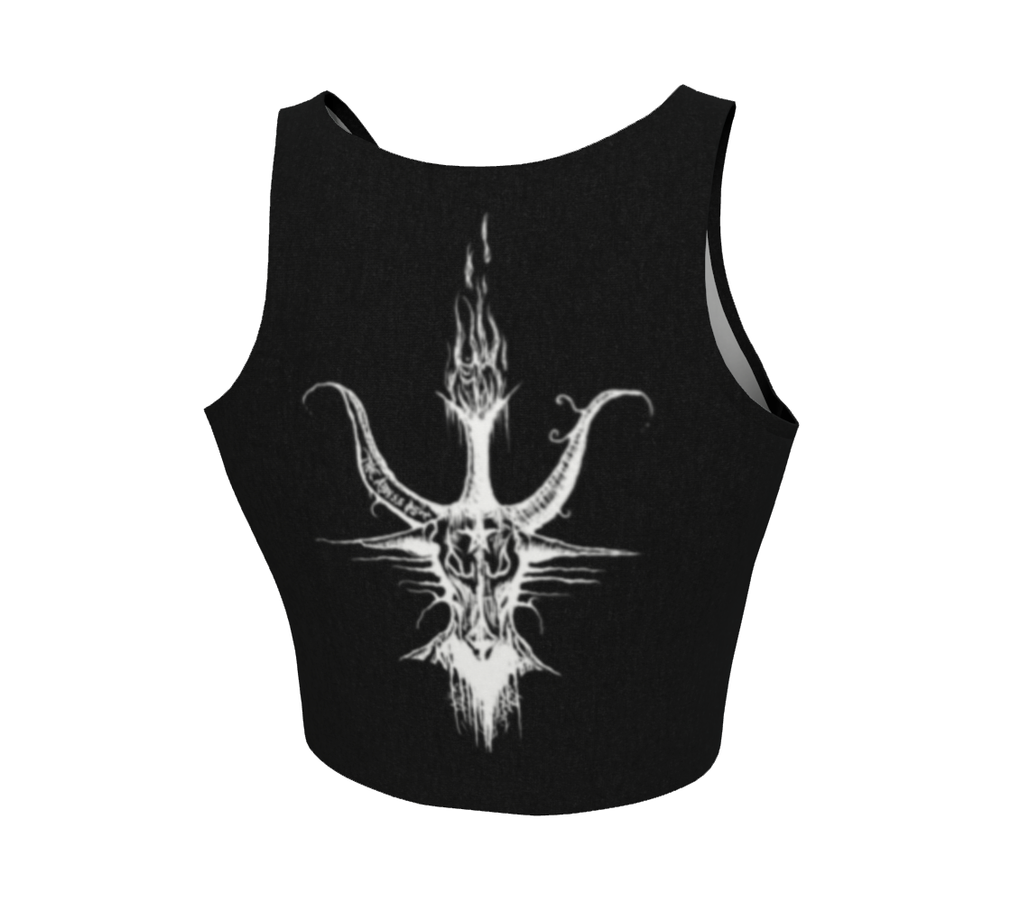 EQUITANT ART Baphomet Crop Top