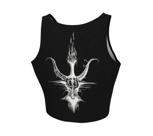 EQUITANT ART Baphomet Crop Top