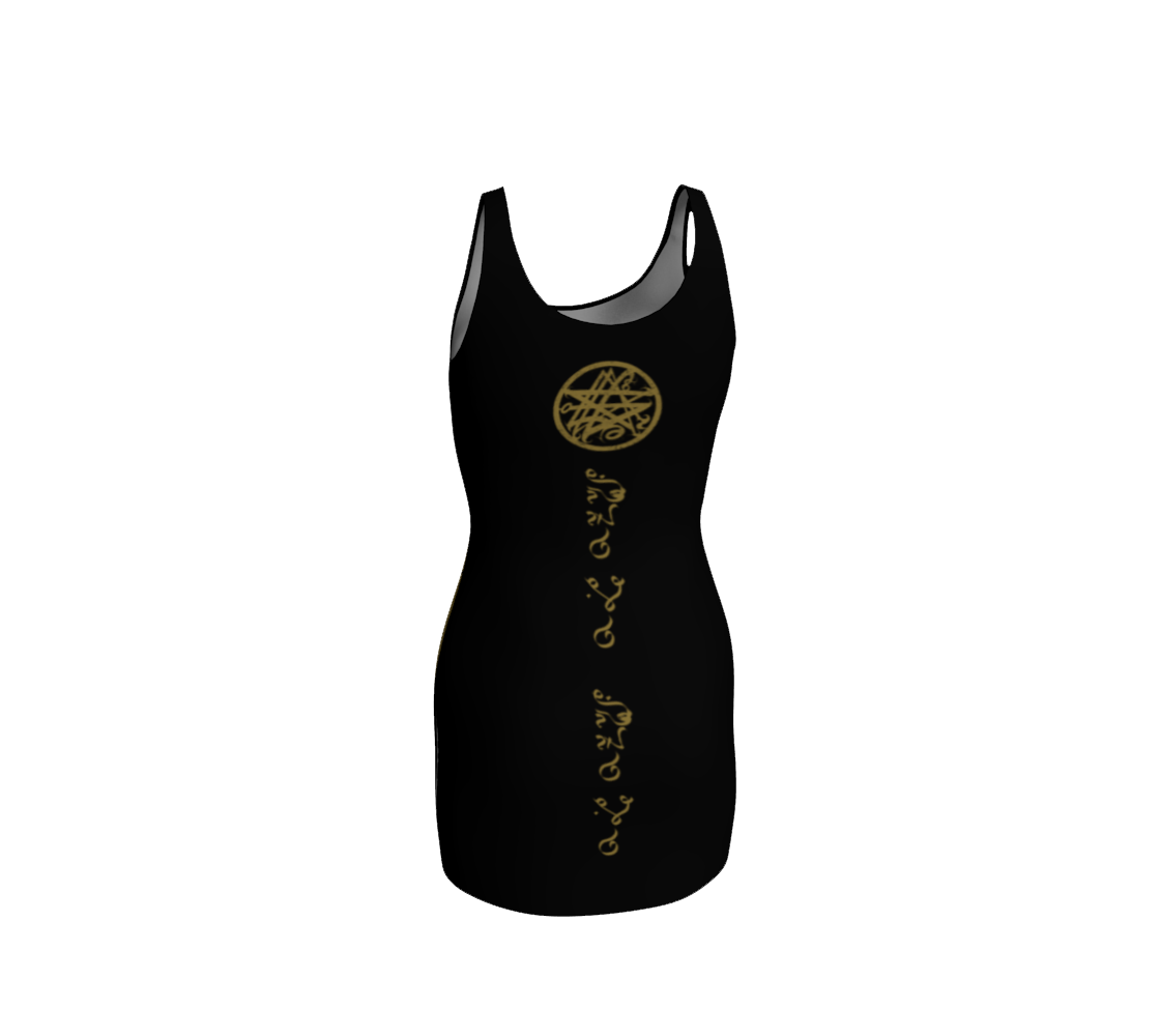 EQUITANT ART Trinity Seal (Al Azif) Bodycon Dress