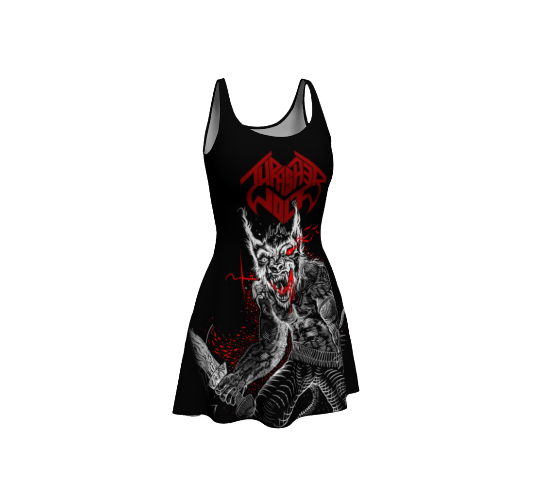 Thrasherwolf Frank the Werewolf official dress by Metal Mistress