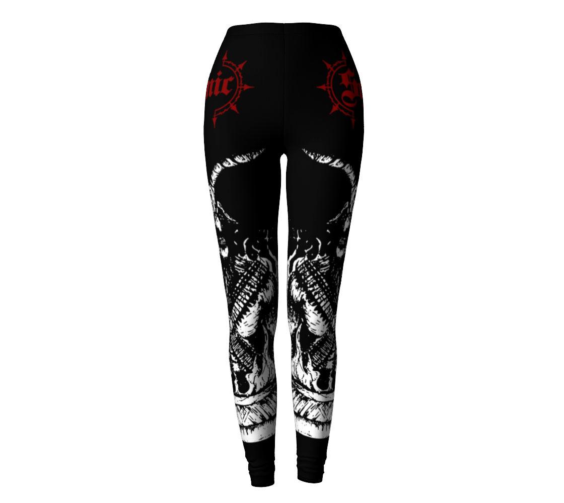 Satanic ...From Hell official leggings by Metal Mistress