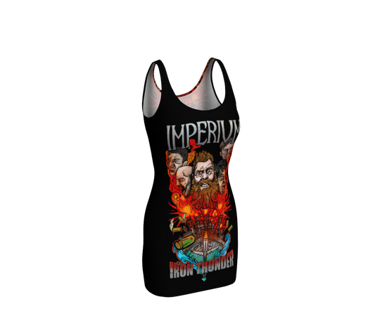 Imperium Iron Thunder official bodycon dress by Metal Mistress