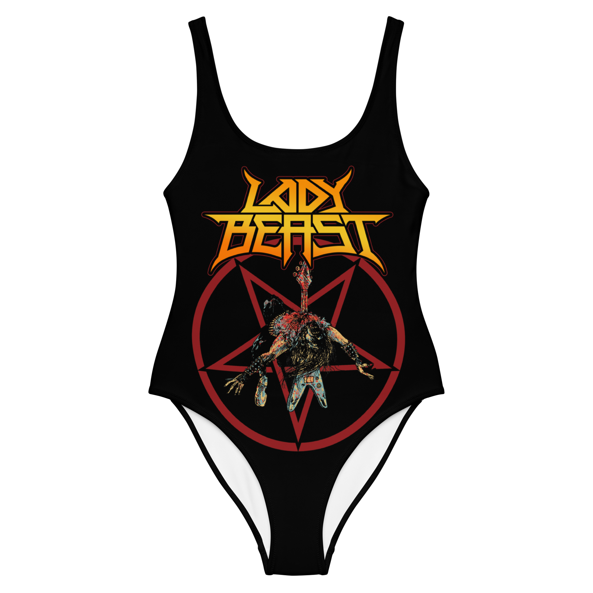 Lady Beast official licensed swimming bodysuit by Metal Mistress