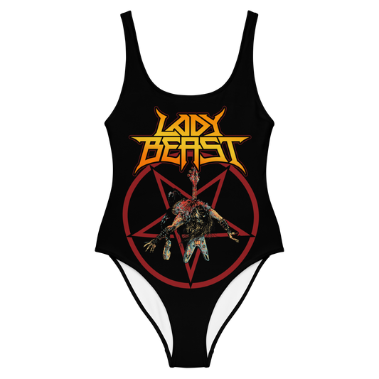 Lady Beast official licensed swimming bodysuit by Metal Mistress