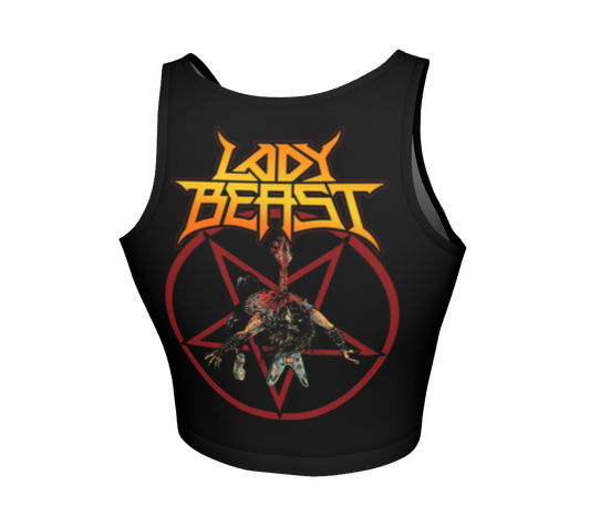 Lady Beast The Vultures Amulet official crop top by Metal Mistress