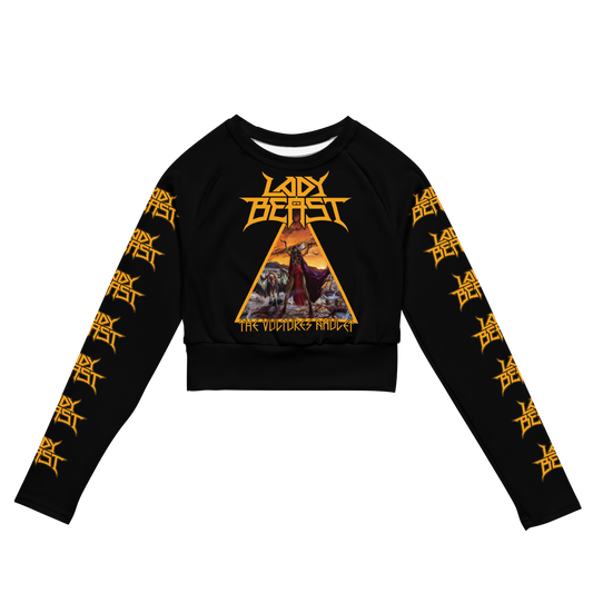 Lady Beast The Vultures Amulet official long sleeve crop top by Metal Mistress