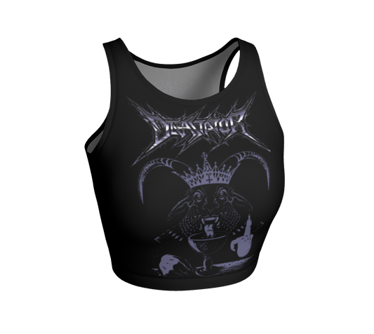 Devastator Liar in Wait official fitted crop top by Metal Mistress
