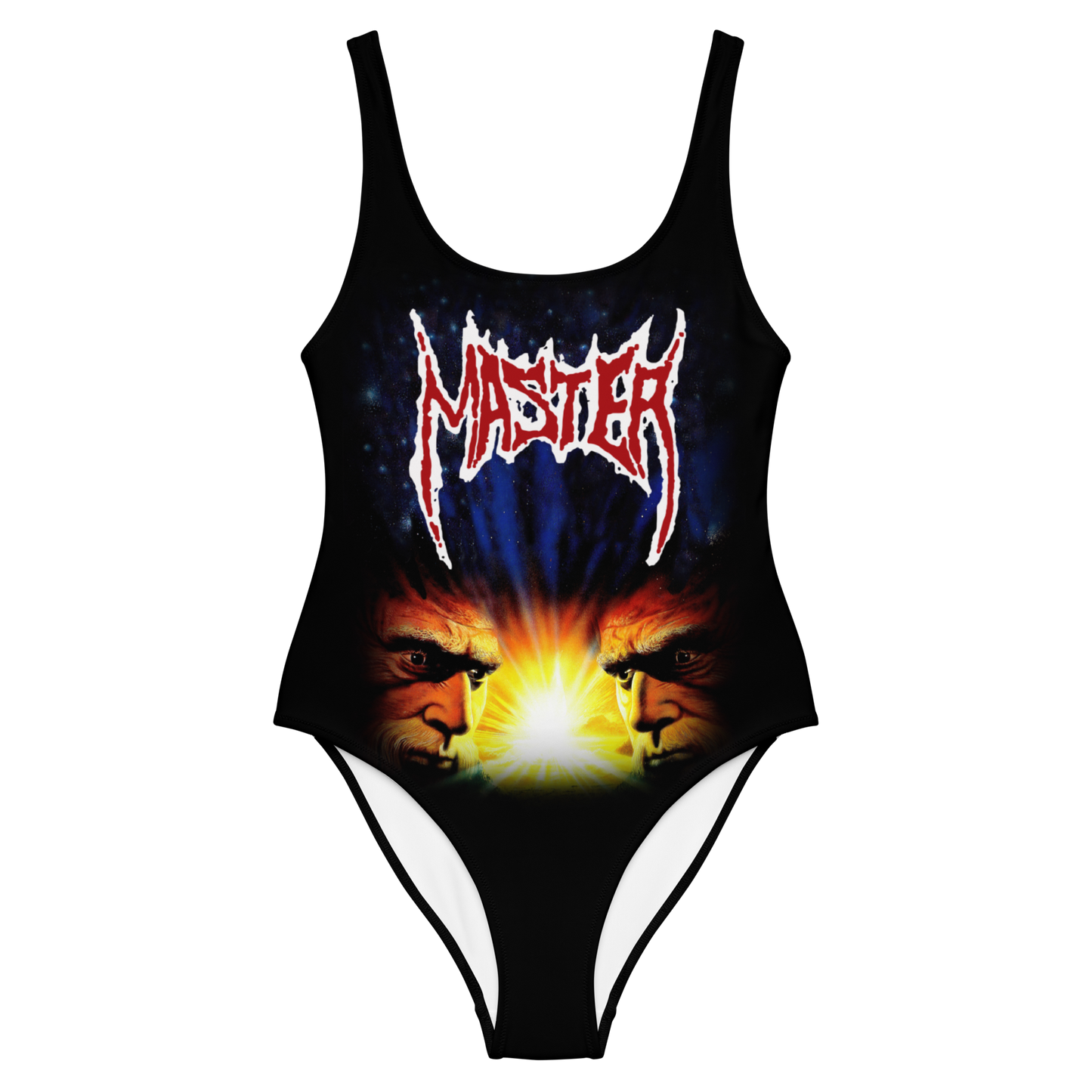Master On The Seventh Day God Created...Master official licensed swimming bodysuit by Metal Mistress