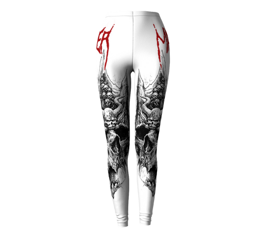 Master Skull Crown Official Leggings by Metal Mistress