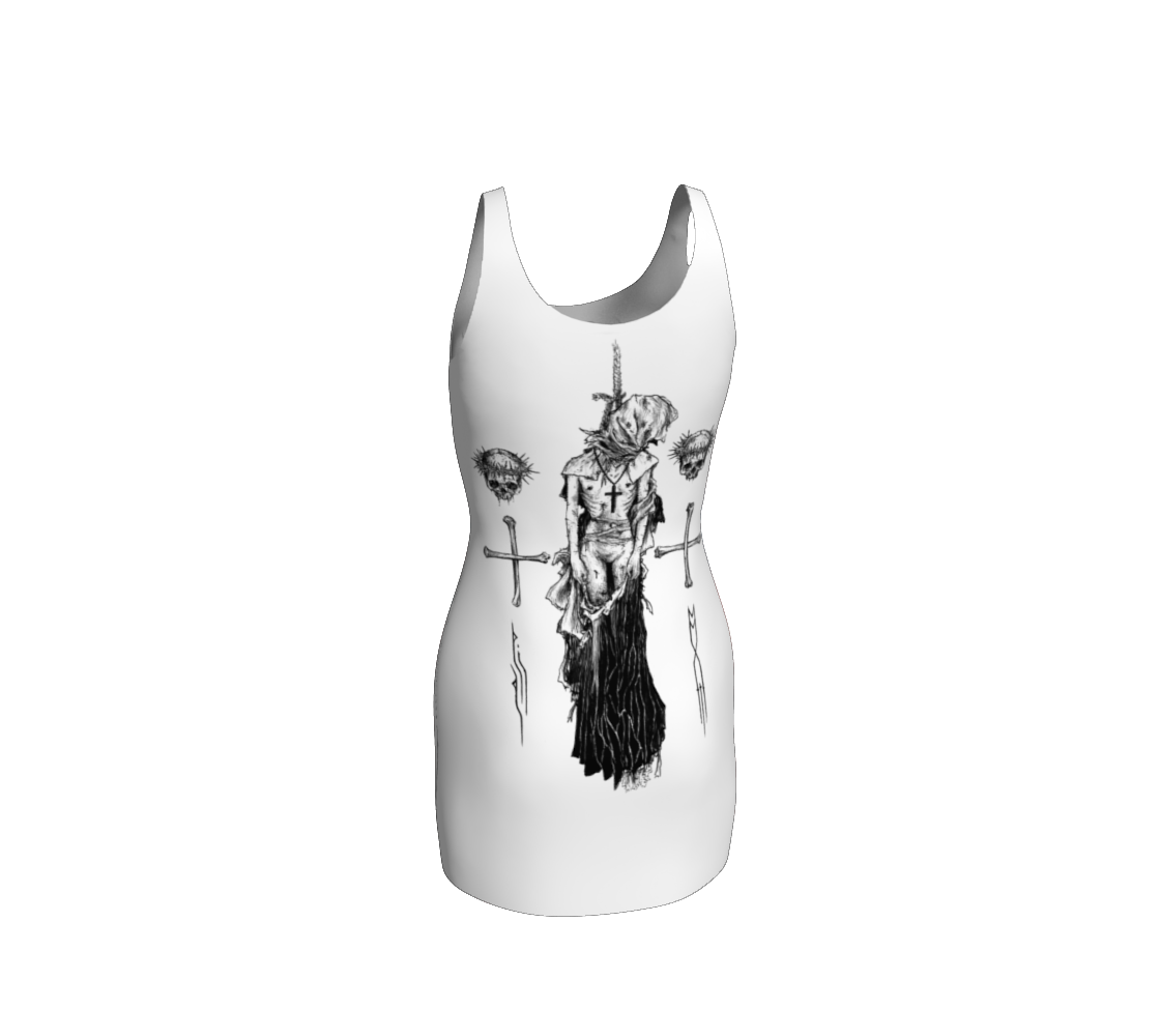 Nunslaughter Angelic Dread official bodycon dress by Metal Mistress