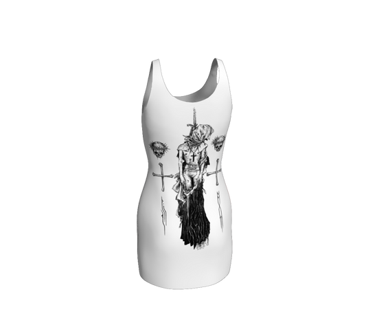Nunslaughter Angelic Dread official bodycon dress by Metal Mistress