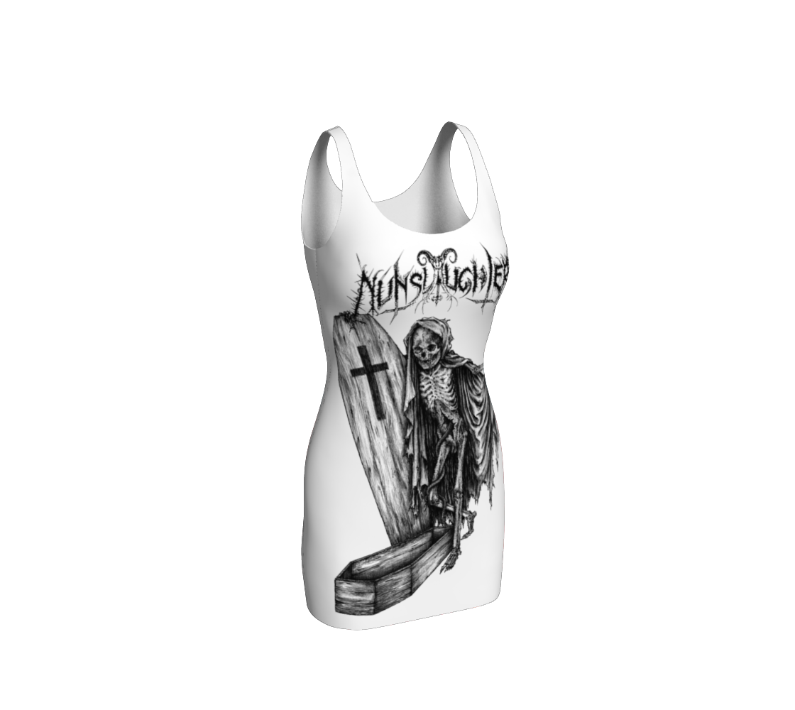 Nunslaughter Angelic Dread official bodycon dress by Metal Mistress