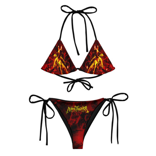 Nunslaughter Hex official bikini swimsuit by Metal Mistress