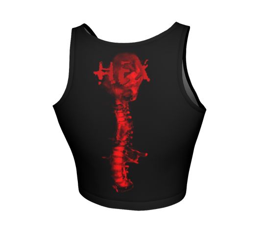 Nunslaughter Hex official crop top by Metal Mistress