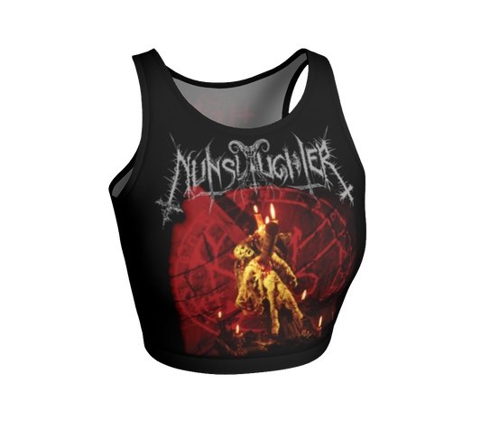 Nunslaughter Hex official crop top by Metal Mistress