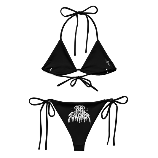 NUNSLAUGHTER Putrid Bikini Swimsuit (Black)