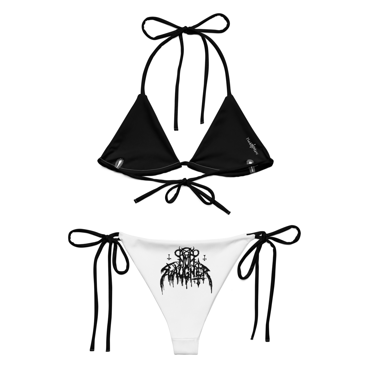 NUNSLAUGHTER Putrid Bikini Swimsuit (White)
