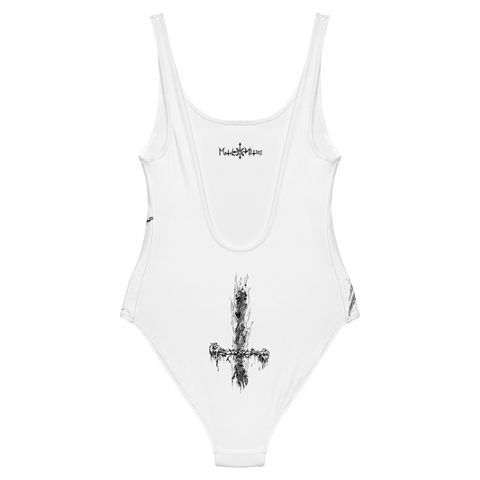 NUNSLAUGHTER Putrid Goat One Piece Swimsuit