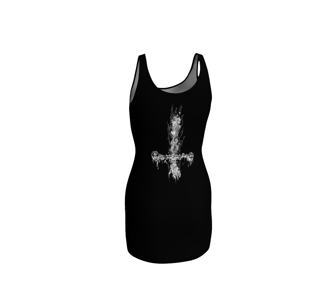 NunSlaughter Putrid Hand official bodycon dress by Metal Mistress