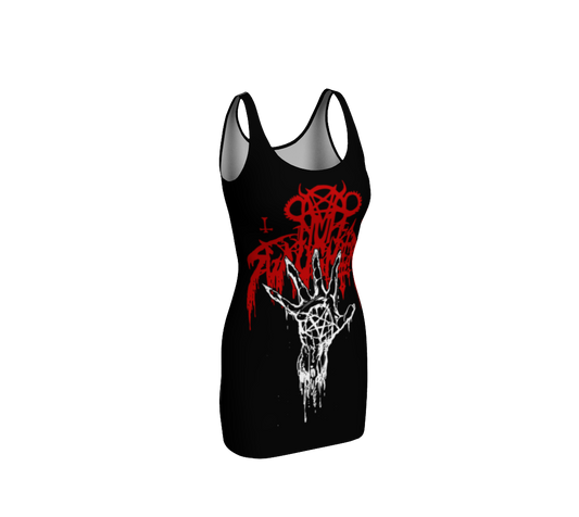 NunSlaughter Putrid Hand official bodycon dress by Metal Mistress