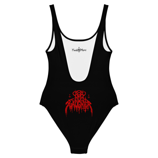 NUNSLAUGHTER Putrid Hand One Piece Swimsuit