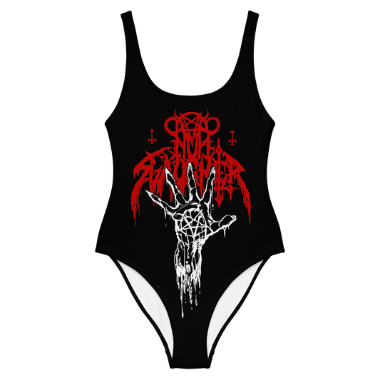 NunSlaughter Putrid Hand official licensed bodysuit for swimming by Metal Mistress