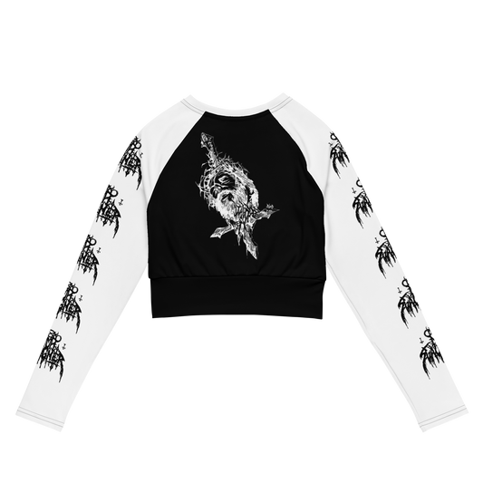 NunSlaughter Putrid Nun official long sleeve crop top by Metal Mistress