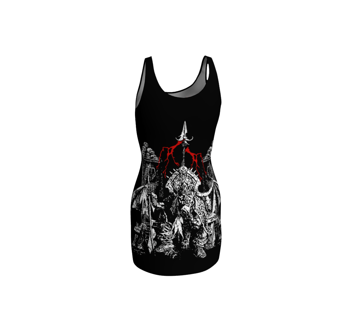 Hellfekted True Fucking Evil official bodycon dress by Metal Mistress