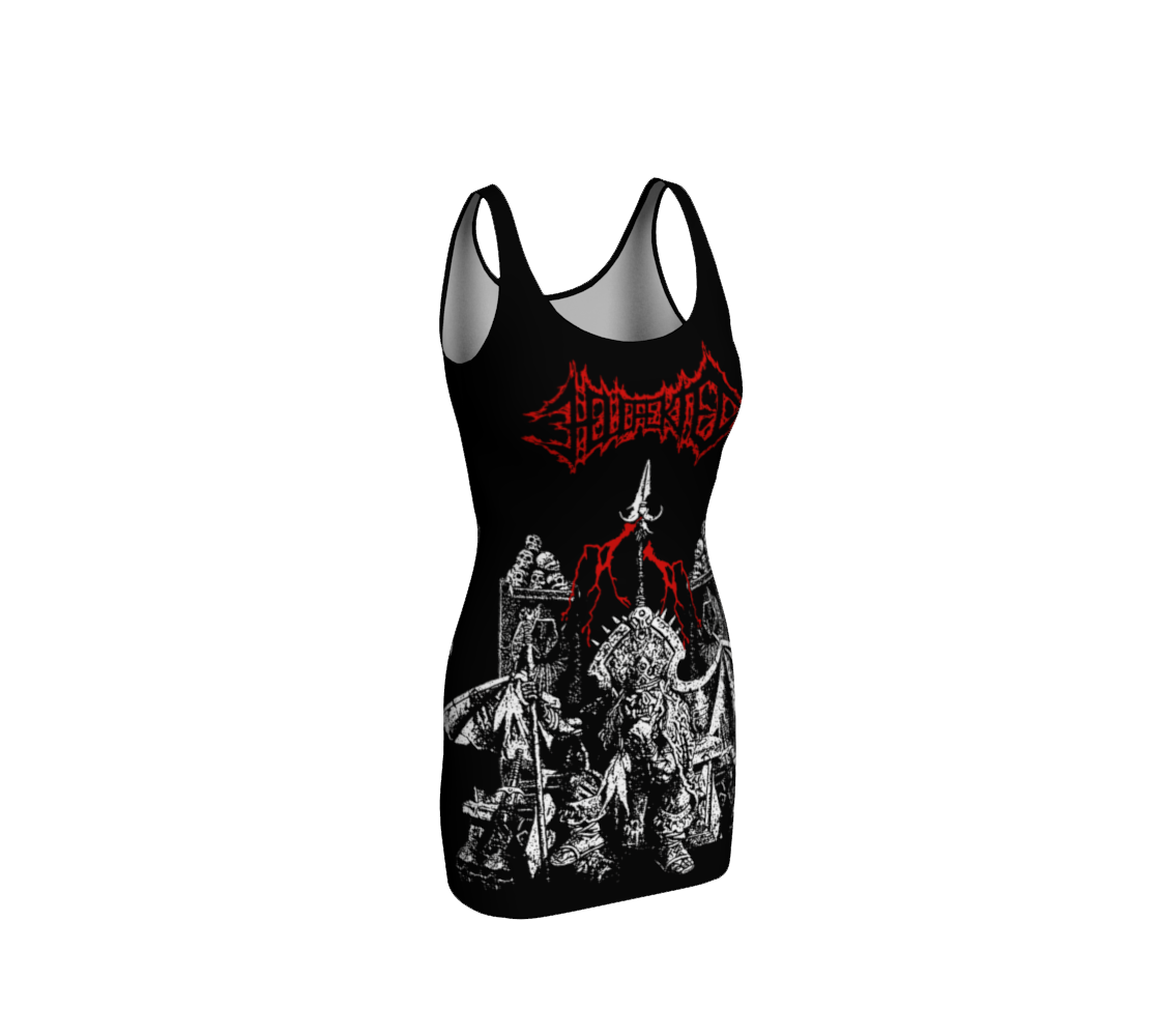 Hellfekted True Fucking Evil official bodycon dress by Metal Mistress