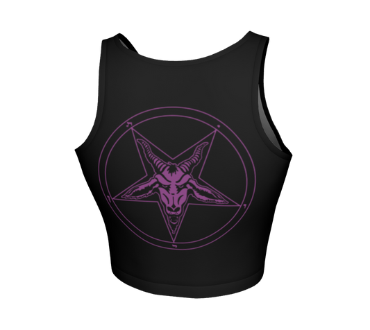 PENTAGRAM Relentless Fitted Crop Top (Pink)