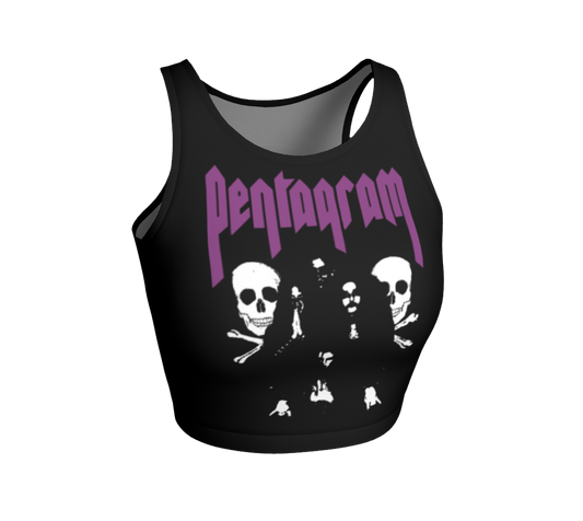 PENTAGRAM Relentless Fitted Crop Top (Pink)