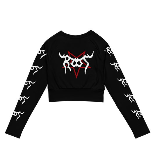 ROOT Crest Long Sleeve Crop Top