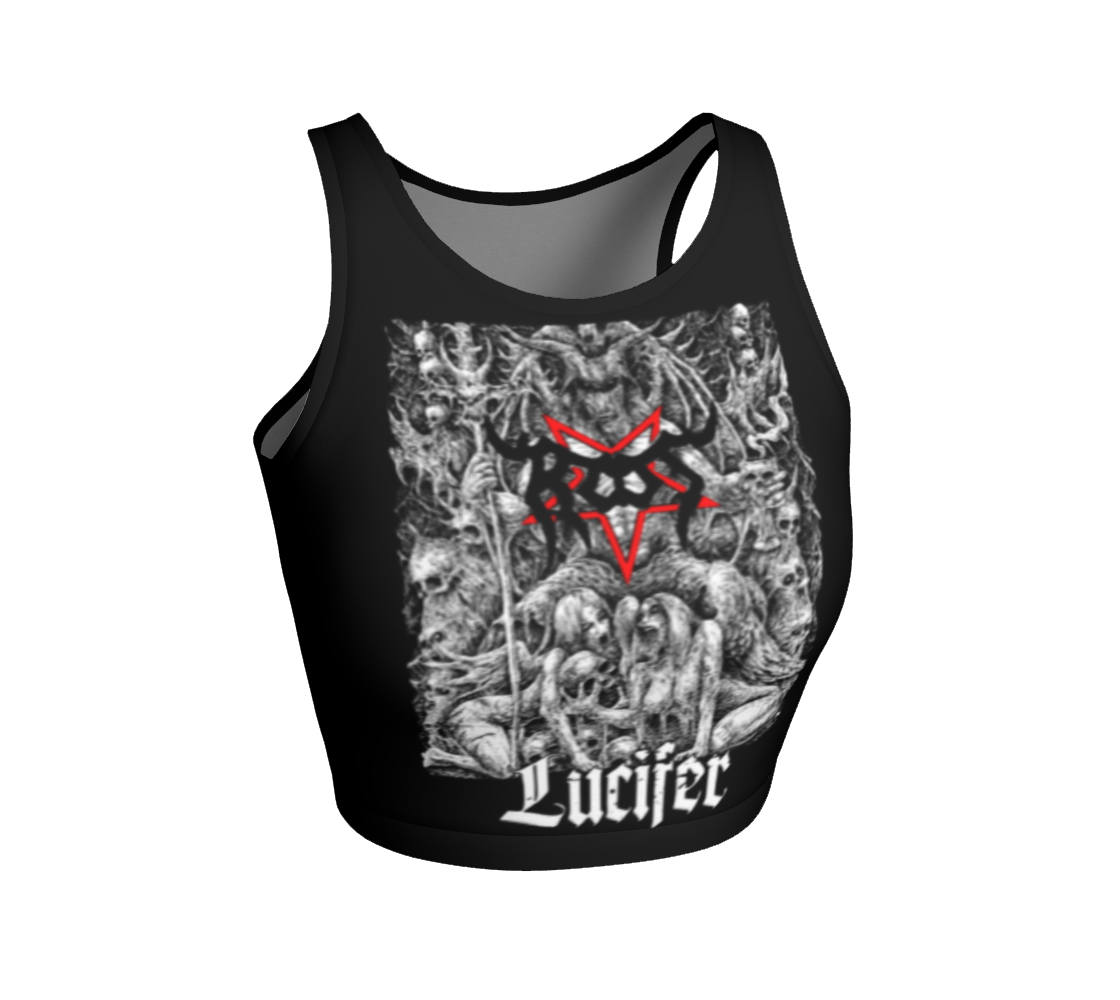 Root Lucifer official crop top by Metal Mistress