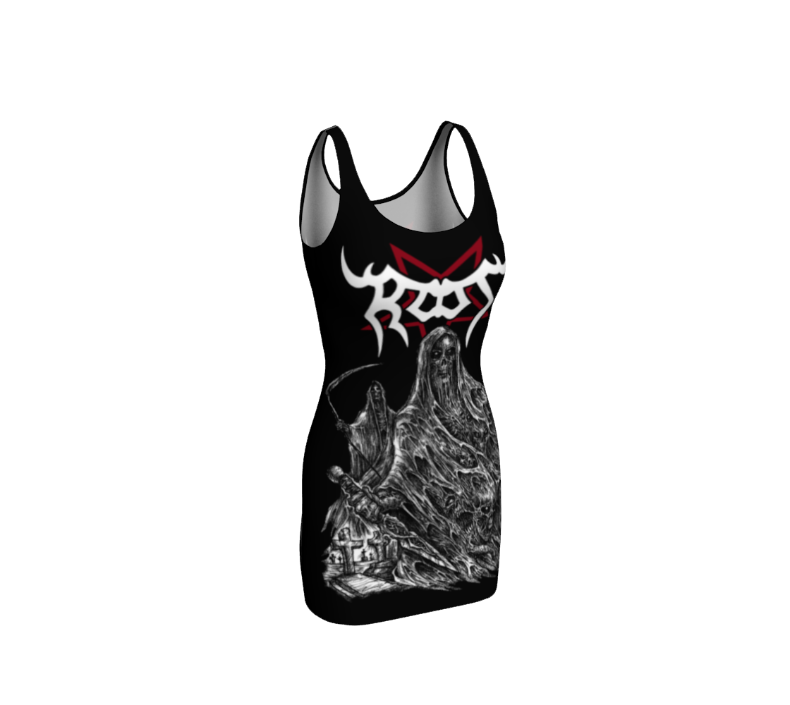 Root Reaper official bodycon dress by Metal Mistress